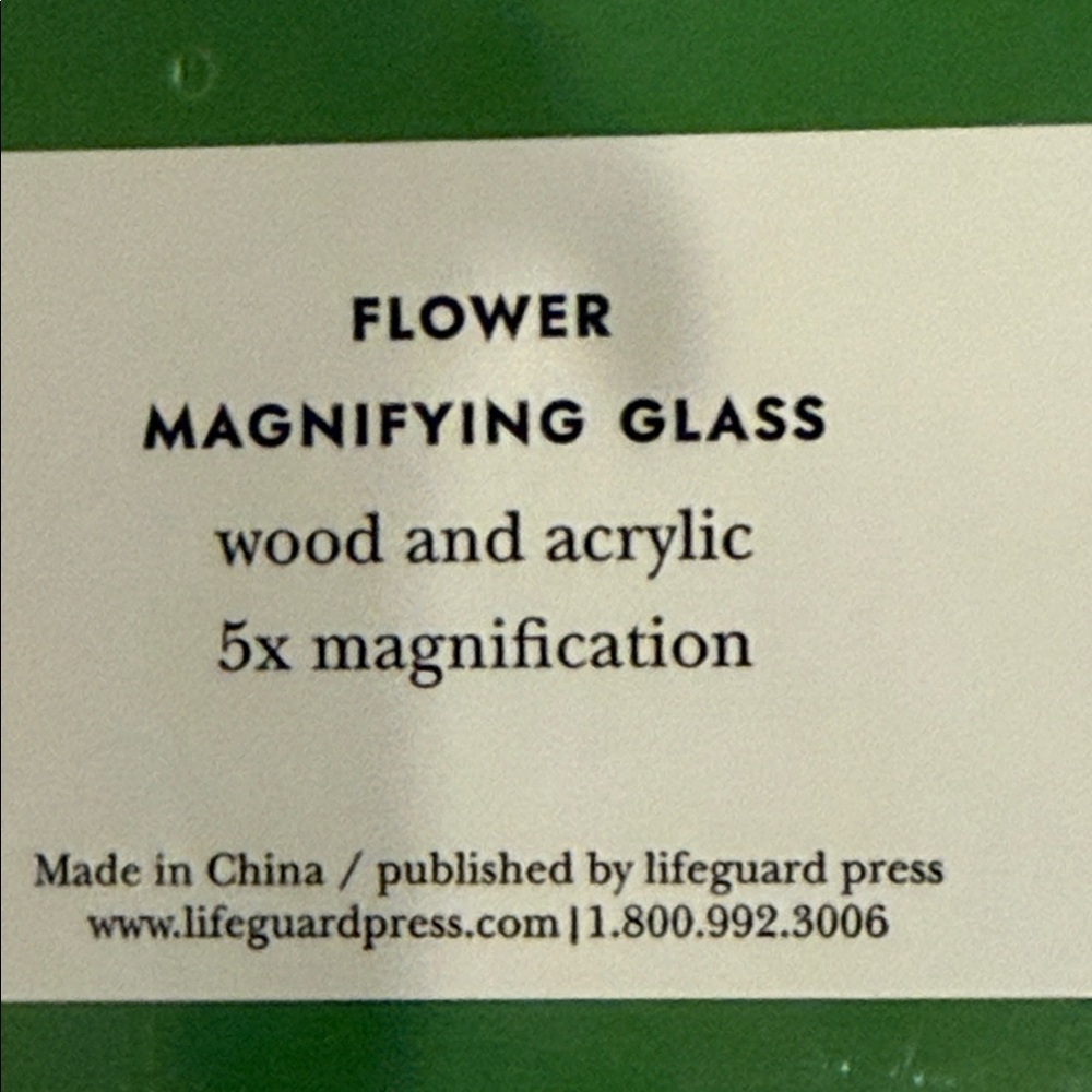 Kate Spade Blue Flower Magnifying Glass 5x Magnification New - Picture 4 of 4